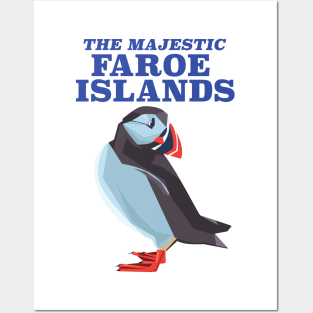 The Majestic Faroe Islands travel poster Posters and Art